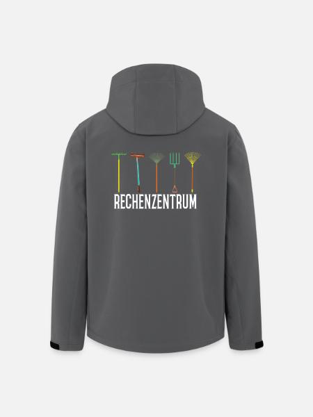 Rechenzentrum Gartenarbeit Landschftsgärtner - Recycelte Männer Softshell-Jacke von Stanley/Stella - Schwarz