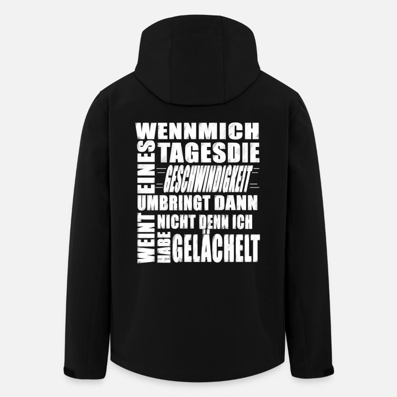 Paul Walker Zitat Tshirt Tuning Motorrad - Recycelte Männer Softshell-Jacke von Stanley/Stella - Schwarz