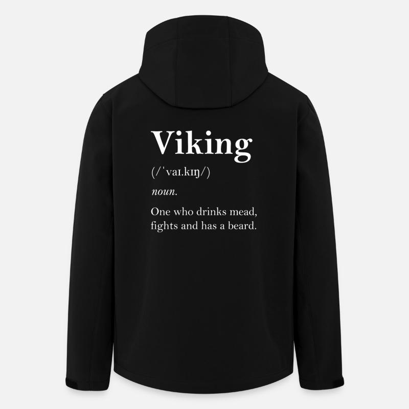 Wikinger Definition - Recycelte Männer Softshell-Jacke von Stanley/Stella - Schwarz