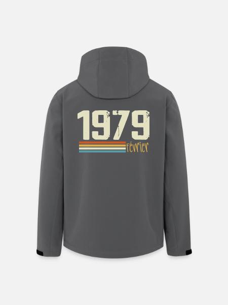 February 1979 - February 1979 Anniversary 1979 - Men’s Recycled Softshell Jacket by Stanley/Stella - black