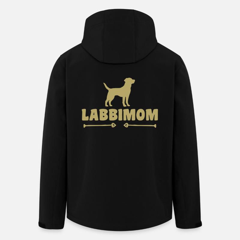 Labrador - Veste softshell homme en polyester recyclé Stanley/Stella - noir