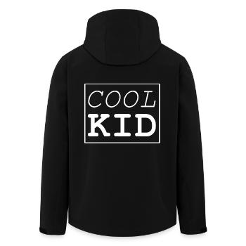 Cool Kid - Recycelte Männer Softshell-Jacke von Stanley/Stella - Schwarz - Hinten - AI Model Male 185 light (185cm)