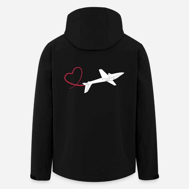 segelkunstflug fox glider - Recycelte Männer Softshell-Jacke von Stanley/Stella - Schwarz