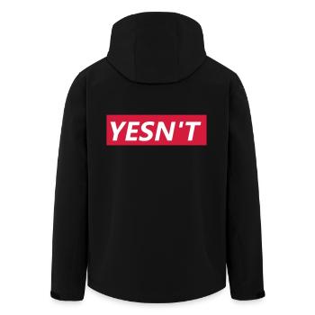 Yesn't - Veste softshell homme en polyester recyclé Stanley/Stella - noir - Dos - AI Model Male 185 light (185cm)