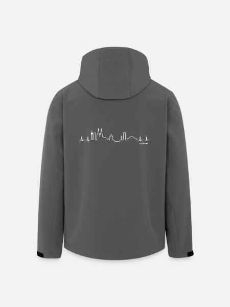 ...citybeat Köln - Recycelte Männer Softshell-Jacke von Stanley/Stella - Schwarz