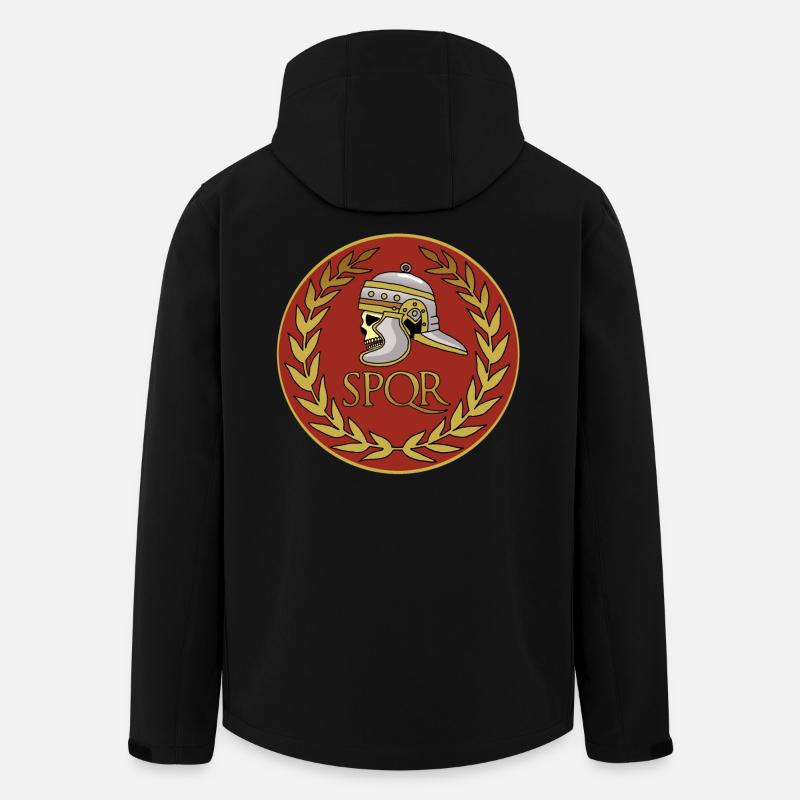 Schädel des Römischen Reiches - Recycelte Männer Softshell-Jacke von Stanley/Stella - Schwarz