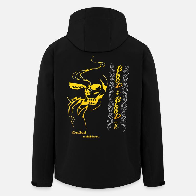 Crâne crâne crâne - Veste softshell homme en polyester recyclé Stanley/Stella - noir