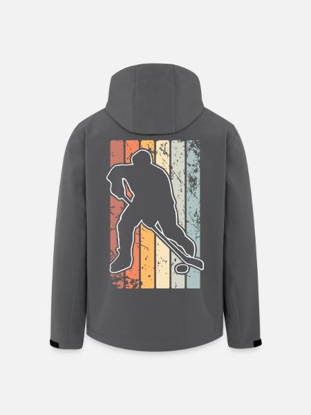 Eishockey - Men’s Recycled Softshell Jacket by Stanley/Stella - black