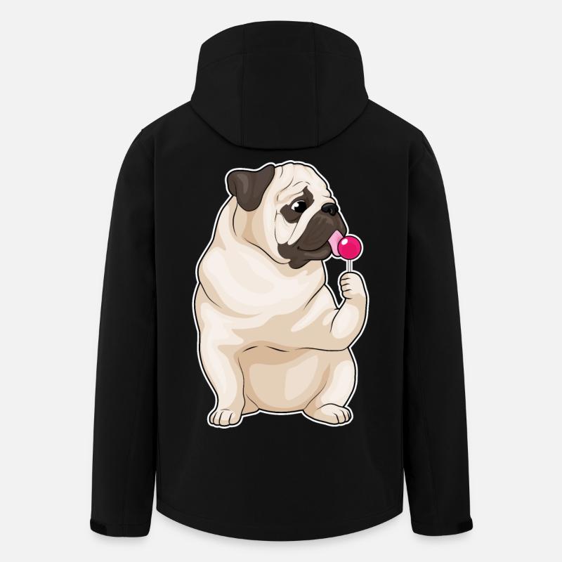Pulin Lollipop - Veste softshell homme en polyester recyclé Stanley/Stella - noir