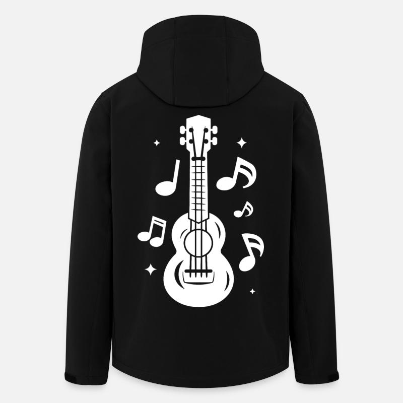 Ukulele - Men’s Recycled Softshell Jacket by Stanley/Stella - black