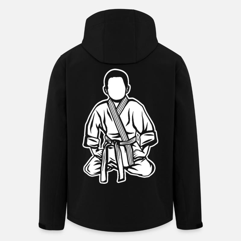 Judo Boy - Men’s Recycled Softshell Jacket by Stanley/Stella - black