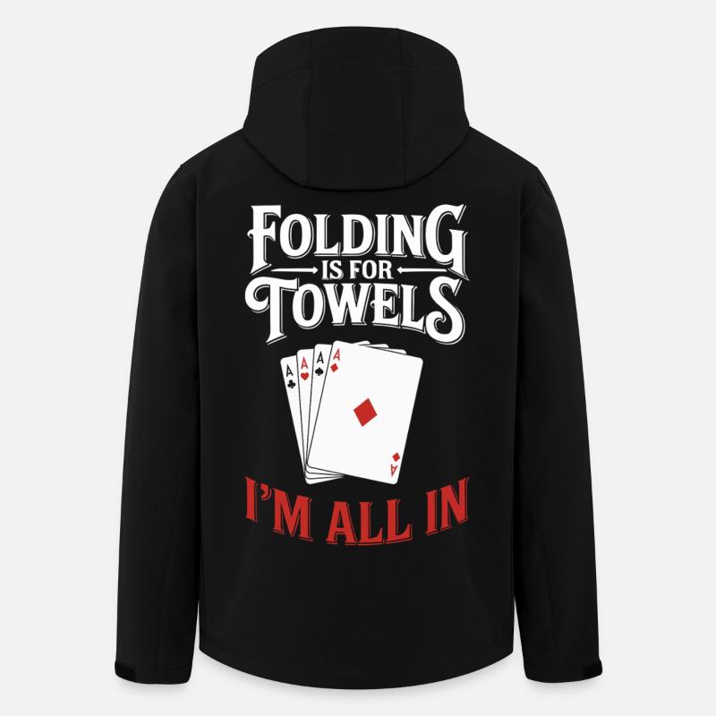 Poker - Recycelte Männer Softshell-Jacke Discoverer von Stanley/Stella - Schwarz