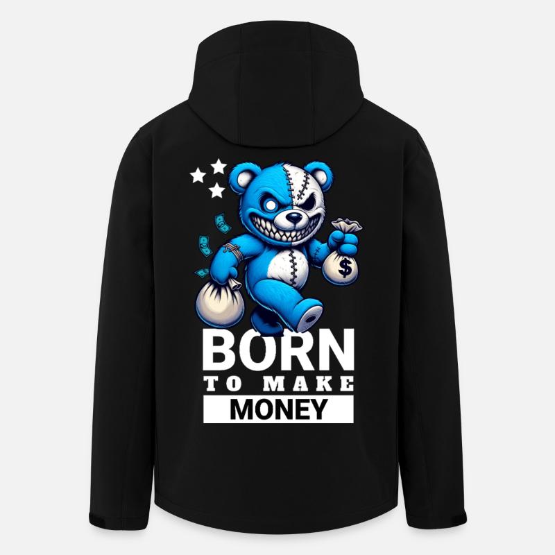 Born to make Money - Men’s Recycled Softshell Jacket by Stanley/Stella - black