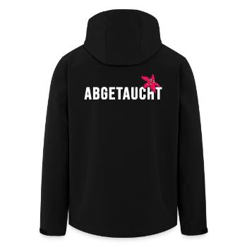 Plongée plongeur école de plongée apnée - Veste softshell homme en polyester recyclé Stanley/Stella - noir - Dos - AI Model Male 185 light (185cm)
