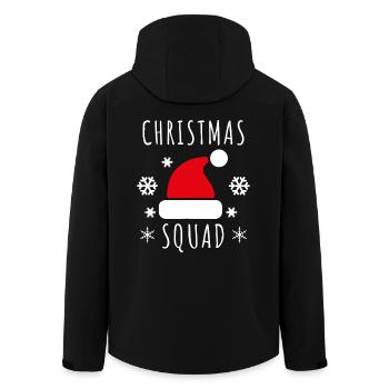 Christmas Shirt Squad - Men’s Recycled Softshell Jacket by Stanley/Stella - black - Back - AI Model Male 185 light (185cm)