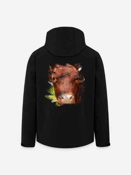 The Pinzgauer cattle cattle - Men’s Recycled Softshell Jacket by Stanley/Stella - black