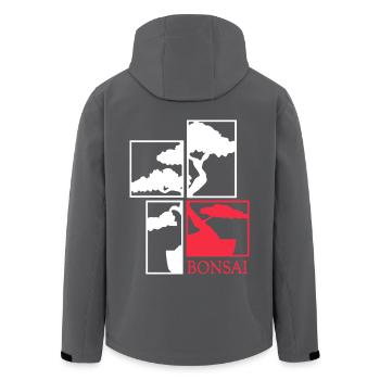 Bonsaï bonsaï shohin bonsaï jardin Mame - Veste softshell homme en polyester recyclé Stanley/Stella - charbon - Dos - AI Model Male 185 light (185cm)