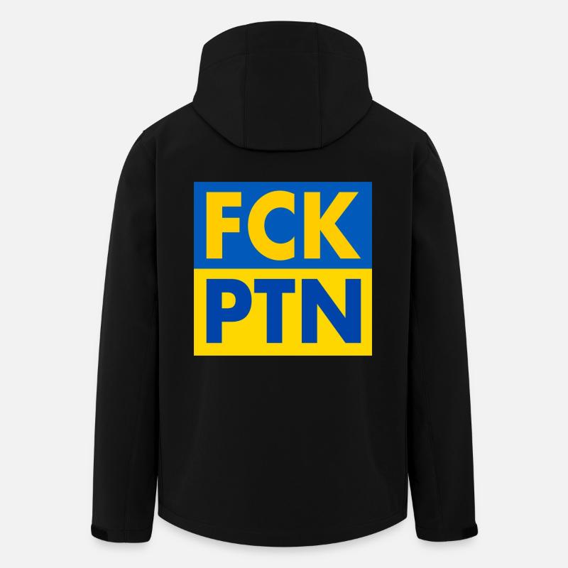 Fck ptn - Veste softshell homme en polyester recyclé Stanley/Stella - noir
