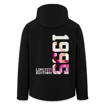 31E ANNIVERSAIRE 31 ANS ÉDITION LIMITÉE 1995 - Veste softshell homme en polyester recyclé Stanley/Stella - noir - Dos - AI Model Male 185 light (185cm)