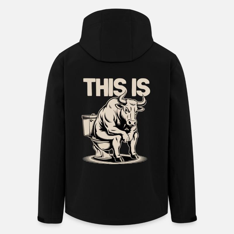 This Is Bullshit - Men’s Recycled Softshell Jacket by Stanley/Stella - black