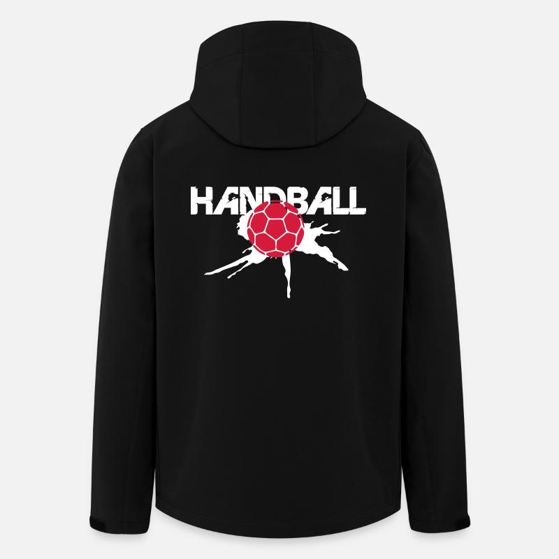 Sport de handball - Veste softshell homme en polyester recyclé Stanley/Stella - noir