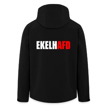 ekelhafd - Recycelte Männer Softshell-Jacke von Stanley/Stella - Schwarz - Hinten - AI Model Male 185 light (185cm)