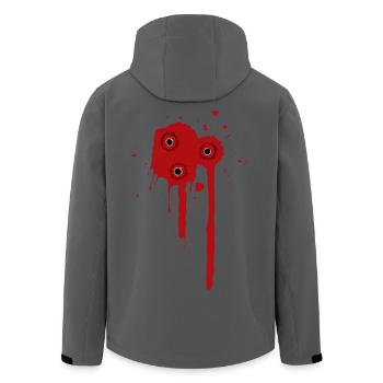 Victime collatérale - Veste softshell homme en polyester recyclé Stanley/Stella - noir - Dos - AI Model Male 185 light (185cm)
