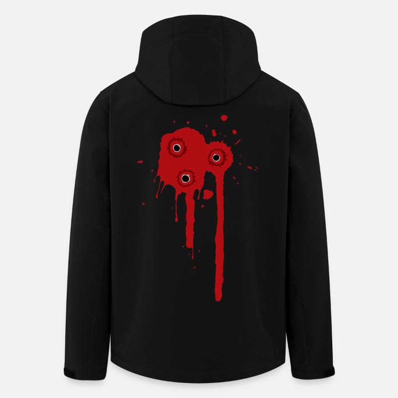 Kollateralopfer - Recycelte Männer Softshell-Jacke von Stanley/Stella - Schwarz