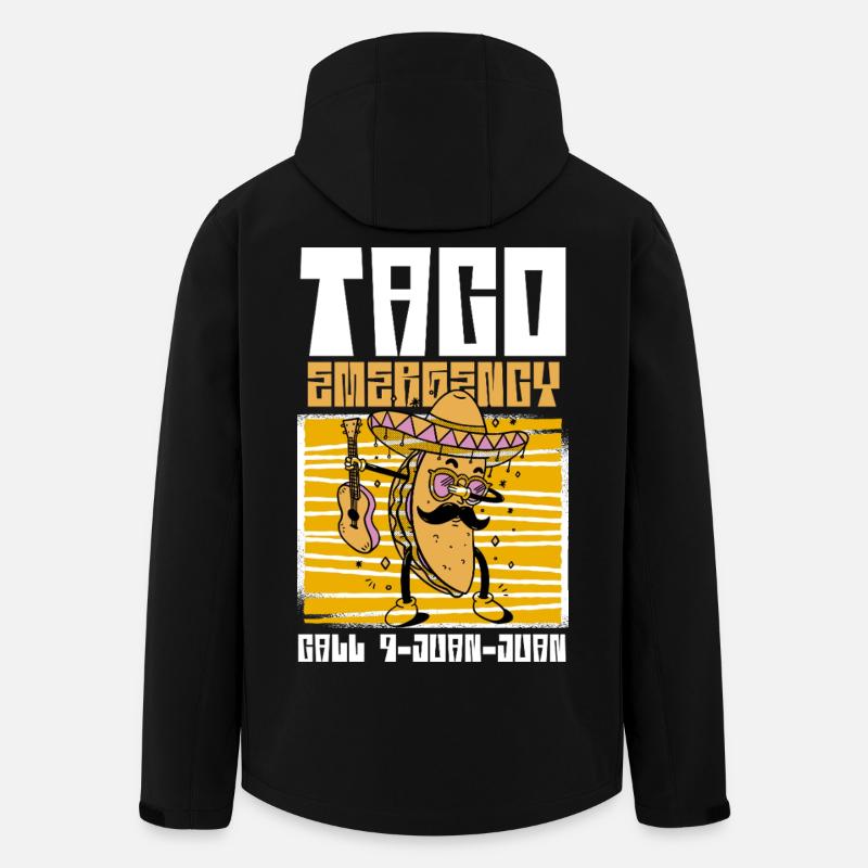 Taco Energie Fiesta - Recycelte Männer Softshell-Jacke von Stanley/Stella - Schwarz