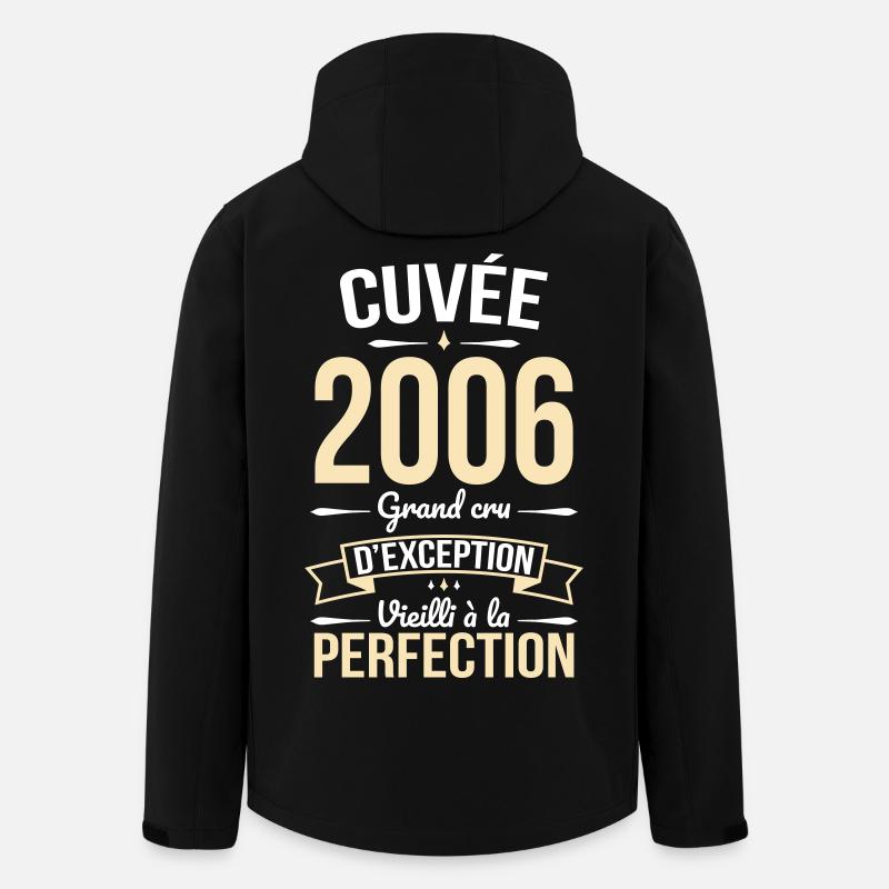 2006 – Perfekt gereift - Recycelte Männer Softshell-Jacke von Stanley/Stella - Schwarz