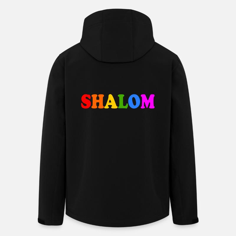 Shalom - Recycelte Männer Softshell-Jacke von Stanley/Stella - Schwarz