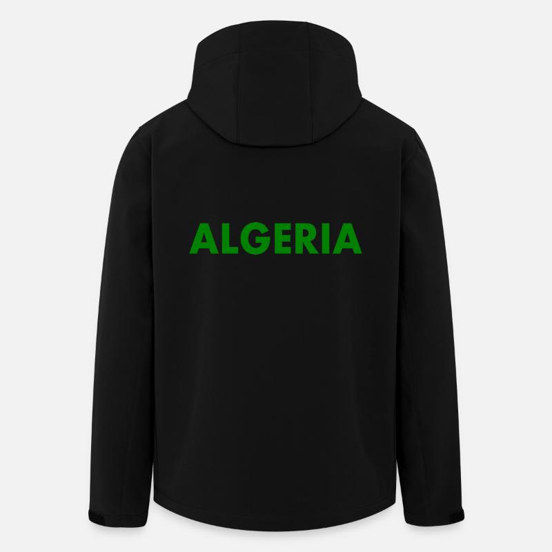 Algerien - Recycelte Männer Softshell-Jacke von Stanley/Stella - Schwarz