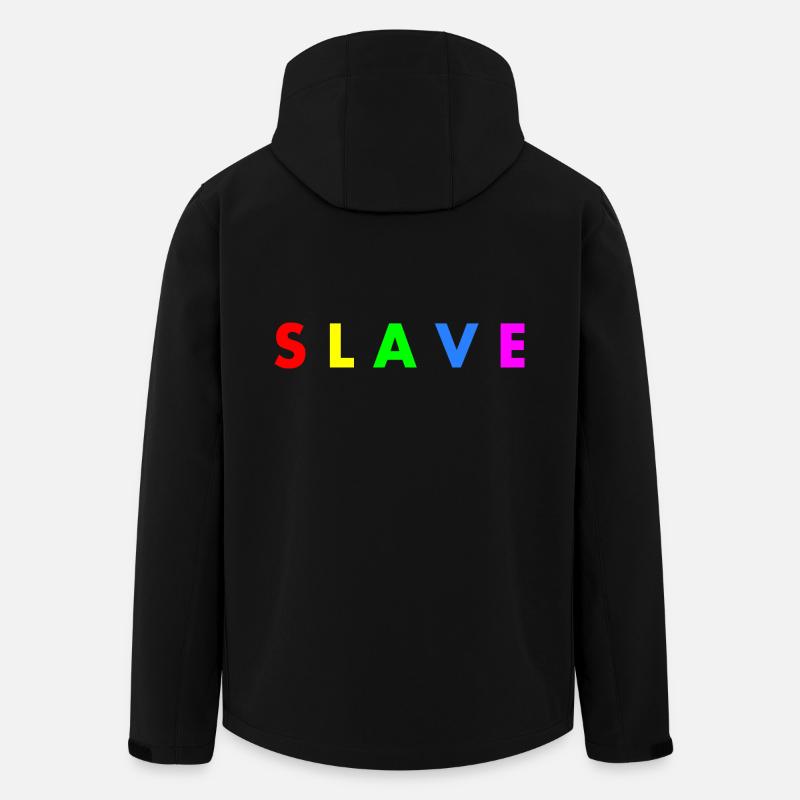 Slave - Men’s Recycled Softshell Jacket by Stanley/Stella - black