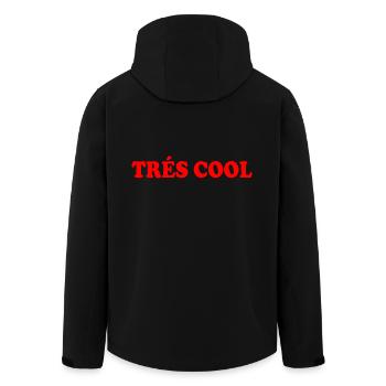 Trés cool - Recycelte Männer Softshell-Jacke von Stanley/Stella - Schwarz - Hinten - AI Model Male 185 light (185cm)