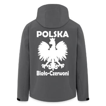 POLSKA - Recycelte Männer Softshell-Jacke von Stanley/Stella - Schwarz - Hinten - AI Model Male 185 light (185cm)