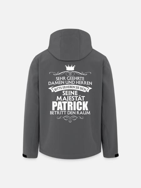 PATRICK - Majestät - Recycelte Männer Softshell-Jacke von Stanley/Stella - Schwarz
