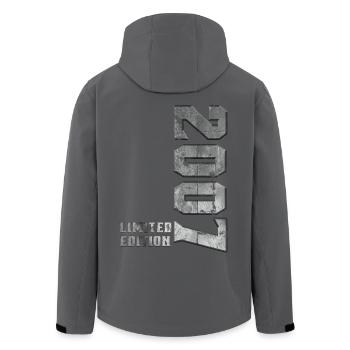 2007 Vintage Edition Limitée - Veste softshell homme en polyester recyclé Stanley/Stella - noir - Dos - AI Model Male 185 light (185cm)