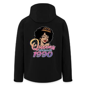 Les reines sont nées en 1990 - 32e anniversaire pour les femmes - Veste softshell homme en polyester recyclé Stanley/Stella - noir - Dos - AI Model Male 185 light (185cm)