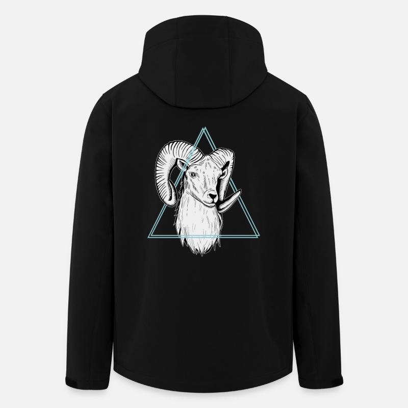 Ram - Men’s Recycled Softshell Jacket by Stanley/Stella - black