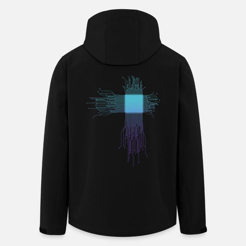 Electronics Technician Computer Scientist Gift - Men’s Recycled Softshell Jacket by Stanley/Stella - black