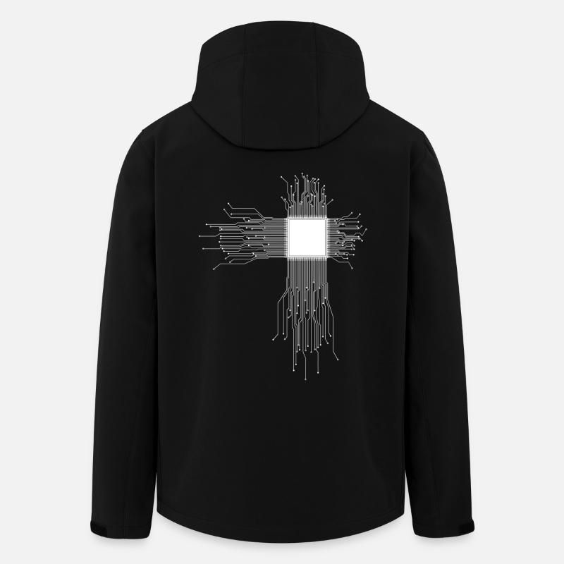 Processeur CPU - Veste softshell homme en polyester recyclé Stanley/Stella - noir