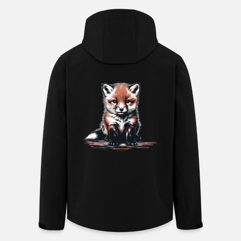 Renard Renards Renarde - Veste softshell homme en polyester recyclé Stanley/Stella - noir