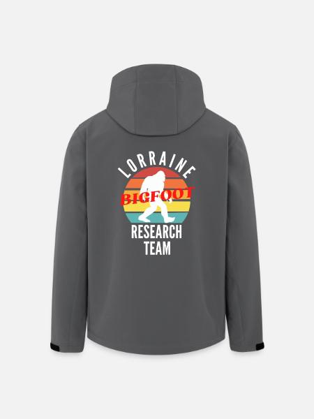LORRAINE BIGFOOT RESEARCH TEAM - Veste softshell homme en polyester recyclé Stanley/Stella - noir
