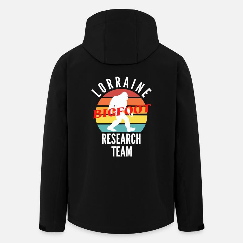 LORRAINE BIGFOOT RESEARCH TEAM - Veste softshell homme en polyester recyclé Stanley/Stella - noir