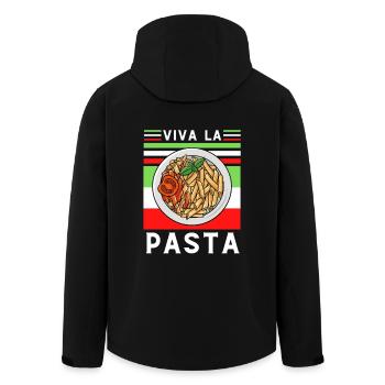 Vives les Pâtes Italiennes - Veste softshell homme en polyester recyclé Stanley/Stella - noir - Dos - AI Model Male 185 light (185cm)