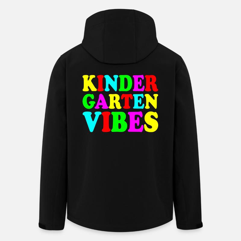 kindergarten vibes - Men’s Recycled Softshell Jacket by Stanley/Stella - black