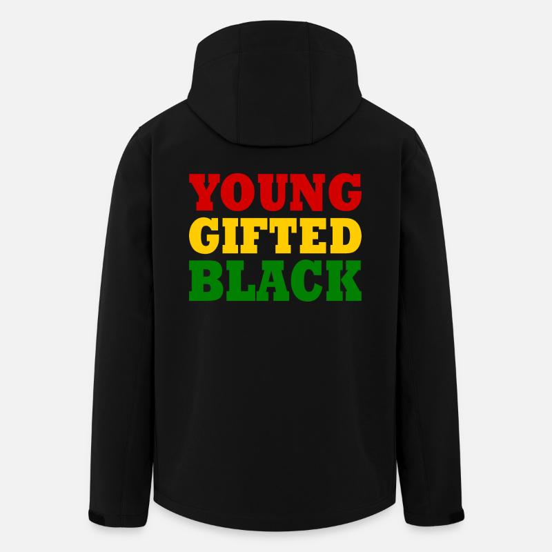 young gifted and black - Recycelte Männer Softshell-Jacke von Stanley/Stella - Schwarz