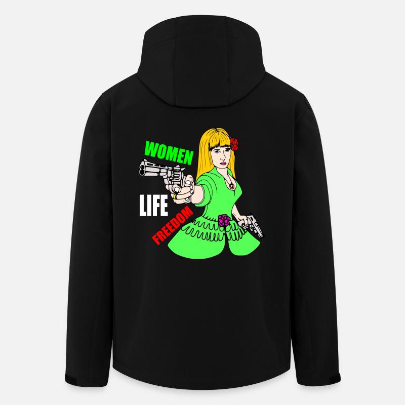 Women life freedom - Men’s Recycled Softshell Jacket by Stanley/Stella - black