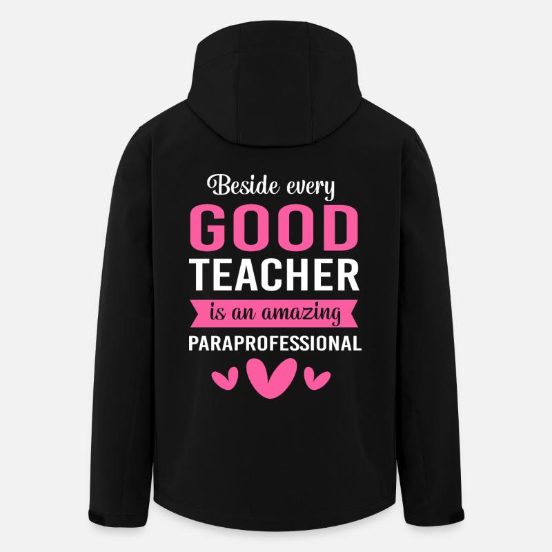 Aide-enseignant Paraéducateur paraprofessionnel - Veste softshell homme en polyester recyclé Stanley/Stella - noir
