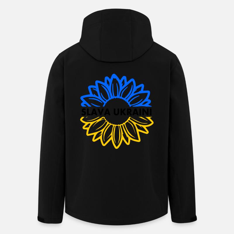 Slava ukraini - Recycelte Männer Softshell-Jacke von Stanley/Stella - Schwarz
